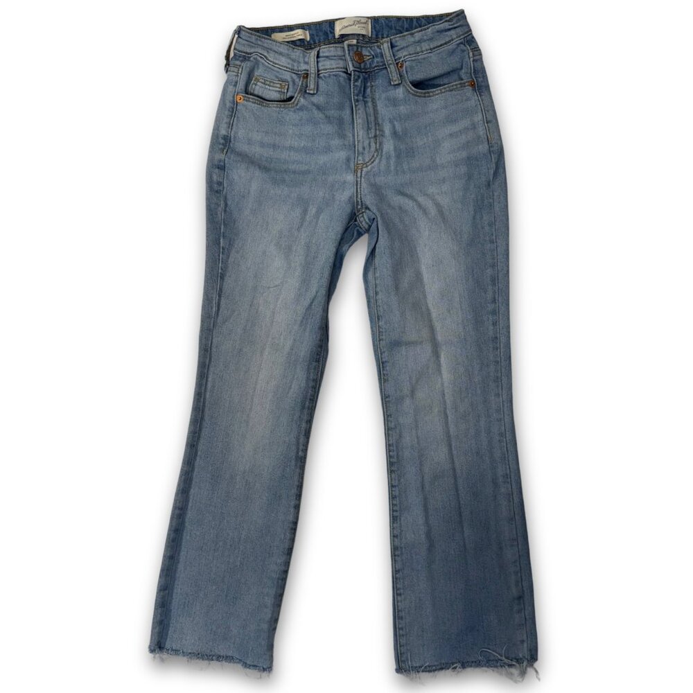 Ankle Bootcut Jeans with Raw Hem | Size 0/25 R | Universal Thread